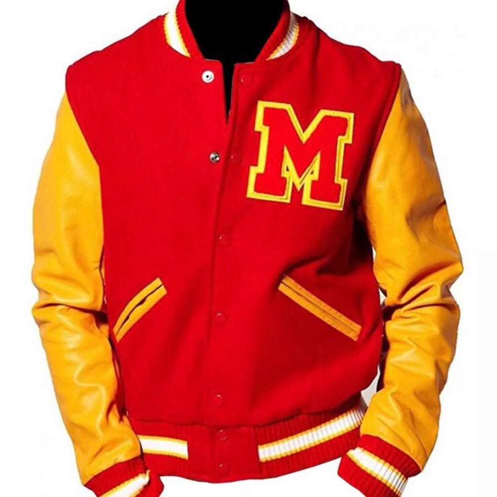 MJ MICHAELJACKSON THRILLER JACKET M LOGO LETTERMAN